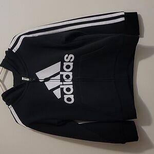 New Adidas Essential Fleece Hooded Jacket Set 3T